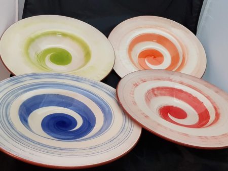 PLATO VAJILLA HONDO QUIJOTE 30CM COLORS