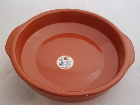 CAZUELA DE BARRO DE 30CM.