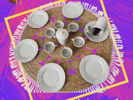 Inicio 16 VAJILLA BEIGE CALIZA